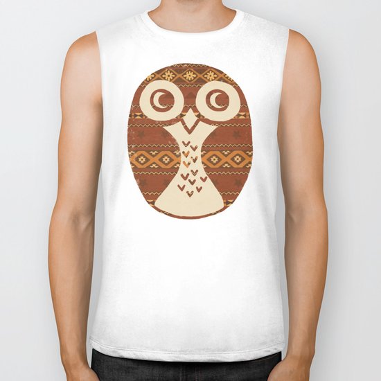 Navajo Owl Biker Tank