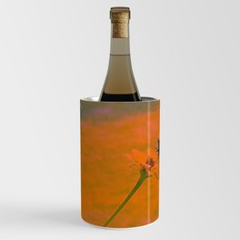 Orange Monarch Butterfly Wine Chiller