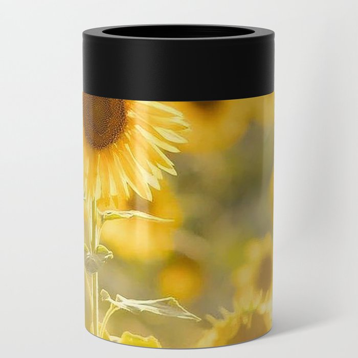 field of sunflowers3854714 Can Cooler