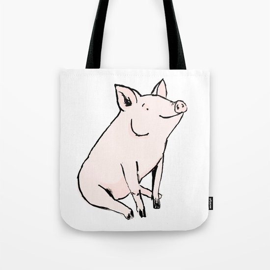 Pig Tote Bag