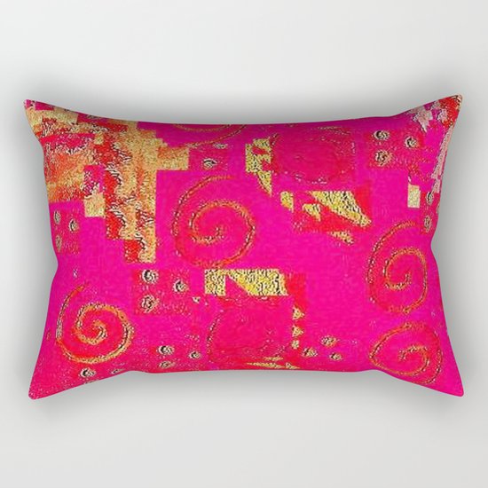 Gold leaf Rectangular Pillow