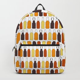 Vintage Beer Bottles Backpack | Retro, Fraternity, Graphicdesign, Vintagebeerbottles, Ale, Drunk, Pilsner, Alcohol, Beerbottles, Brew 