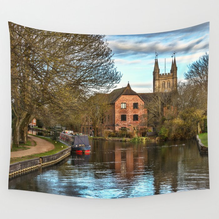 The Kennet and Avon at Newbury Wall Tapestry