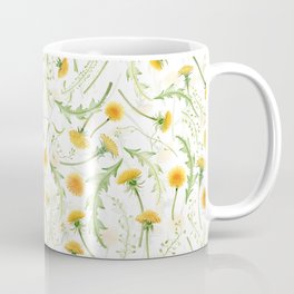 Scandinavian Midsummer Dandelions Wildflowers Meadow Coffee Mug