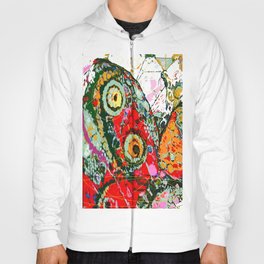 Beauty on Wings and Wind Abstract Hoody