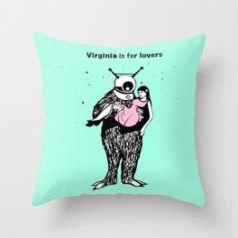 Virginia is for Lovers Throw Pillow