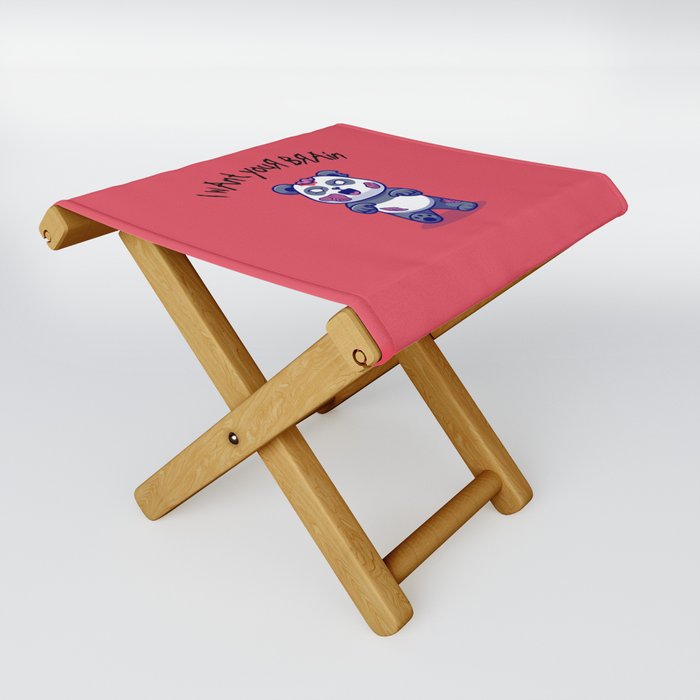 I want to eat your brain. Zombies gifts. Folding Stool