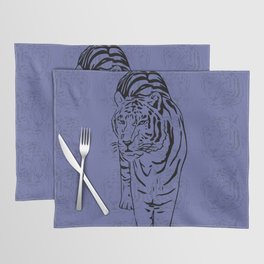 Tiger Very Peri Placemat