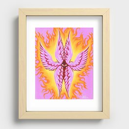 Seraphim Angel-Do Not Be Afraid Recessed Framed Print