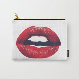 Red lips illustration - Woman lips sexy - Feminist Art Carry-All Pouch