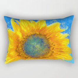 Happy Sunflower Rectangular Pillow