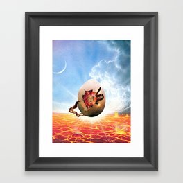 ON / Cosmic Egg Framed Art Print