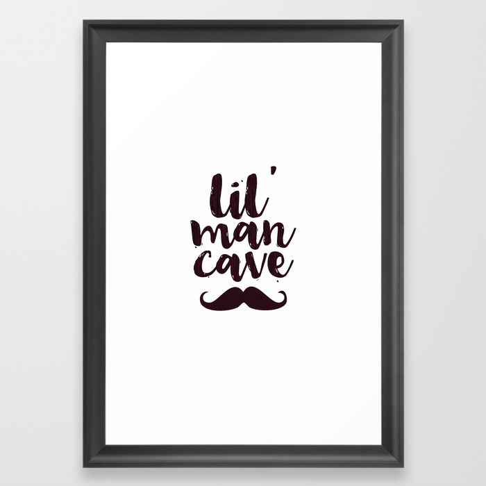 Nursery Wall Decor Baby Boy Gift Printable Art Baby Room Decor Nursery Lil Man Cave Nursery Print Ki Framed Art Print By Typohouseart Society6 Little man cave wall decal woodland vinyl sticker mountains and pine tree nursery bedroom decor animal bear above crib kids room decals er48. society6