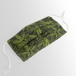 weed pattern Face Mask