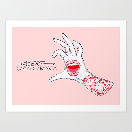 Feed Me Art Print
