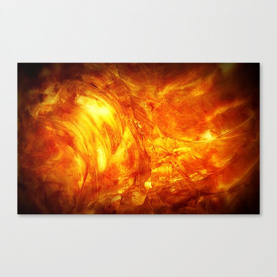 Surface Of The Sun - Leo - Science - Hipster - Hot Canvas Print
