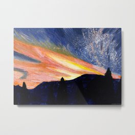morning sunrise Metal Print | Sky, 5X7, Morning, Acrylicpainting, Canvas, Art, Acrylic, Painting, Canvaspainting, Britishcolumbia 