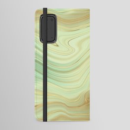 Gold Abstract Agate 20 Android Wallet Case
