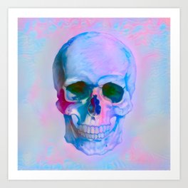 Pastel Skull Art Print