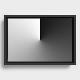 Point of intersection Framed Canvas