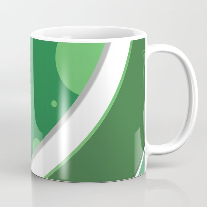 Bubbly Green Coffee Mug