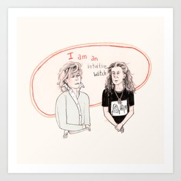 Grace and Frankie: Intuitive Witch Art Print
