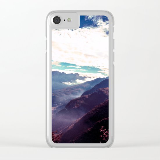 Make It Possible (Purple) Clear iPhone Case