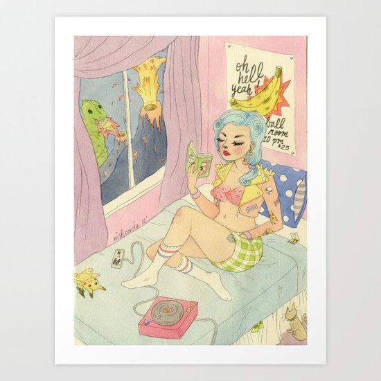 Comfort Queen Art Print