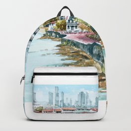 Panama City Watercolor - Panama Backpack