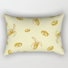 Banana watercolor pattern Rectangular Pillow