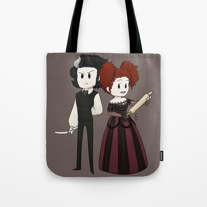 Sweeney Todd & Mrs. Lovett Tote Bag