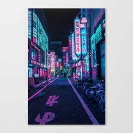 A Neon Wonderland called Tokyo Canvas Print