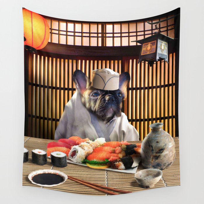 Bulldog tapestry top