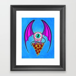 Bat Eye Framed Art Print