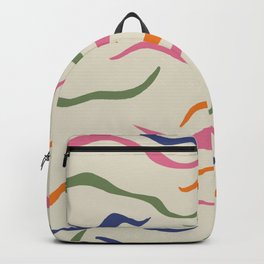 Color flow Day Backpack | Gift, Graphicdesign, Modern, Abstract, Love, Cute, Boho, Vintage, Bright, Pastel 