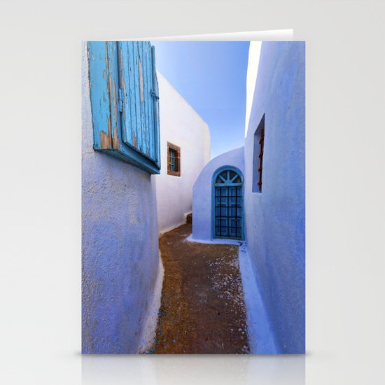 Mediterranean blue Stationery Cards