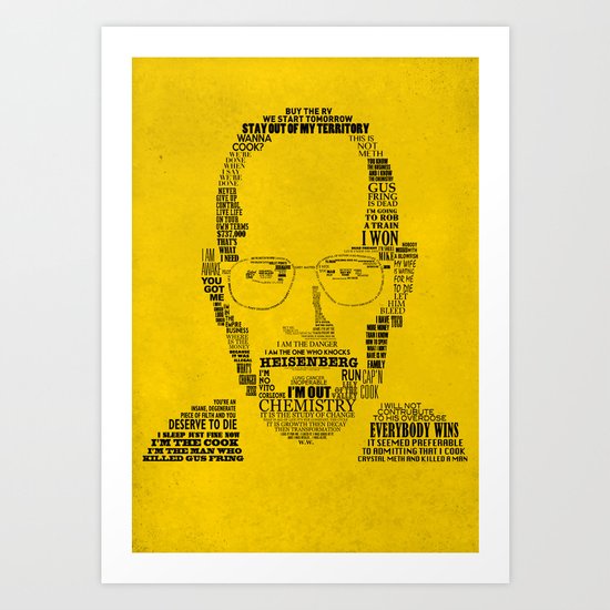 Breaking Bad: Walter White Art Print
