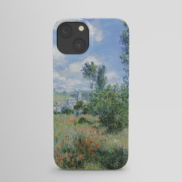 View of Vetheuil by Claude Monet, 1880 iPhone Case