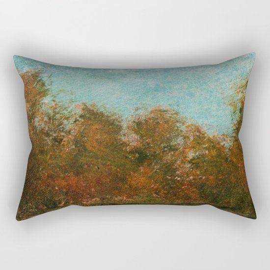 Late Summer Trees Rectangular Pillow