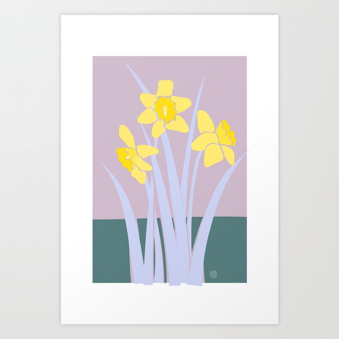 Daffodils Art Print