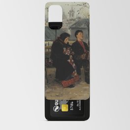 Man and woman on a bench Android Card Case