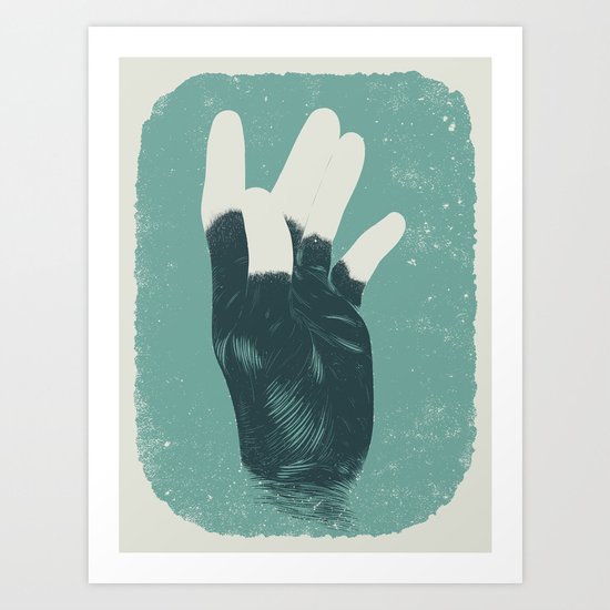 The Beast and Dragon, Adored Art Print