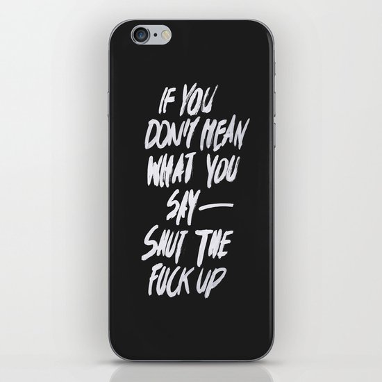 Mean iPhone Skin