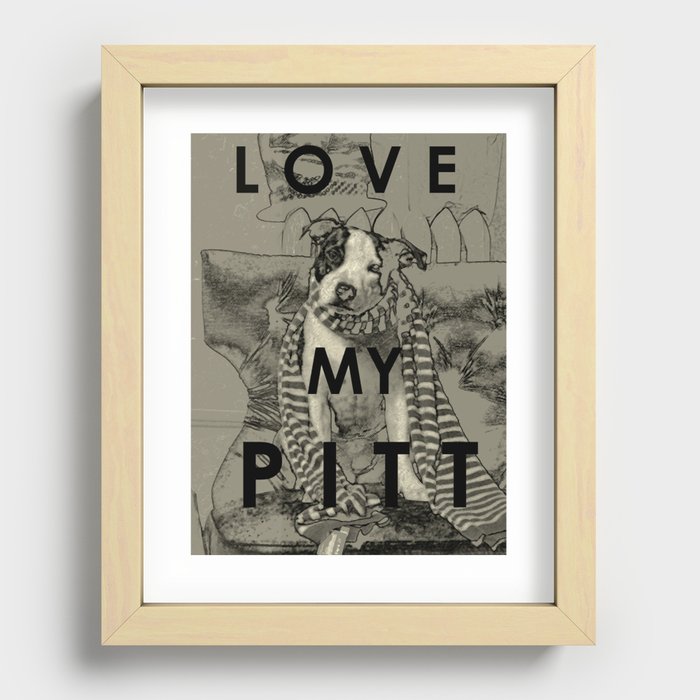 LOVE PIT Recessed Framed Print