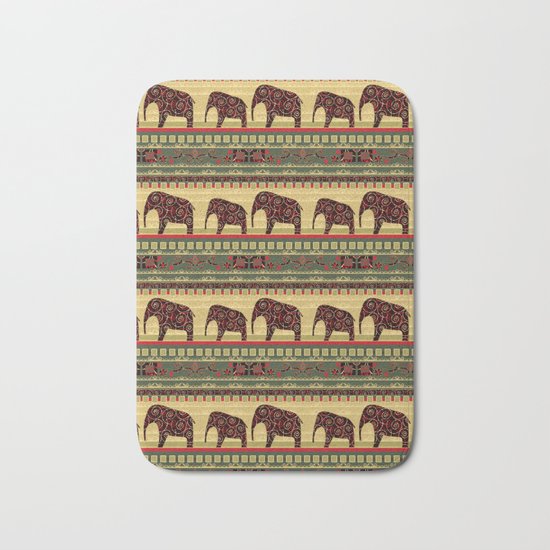 African motifs. Bath Mat