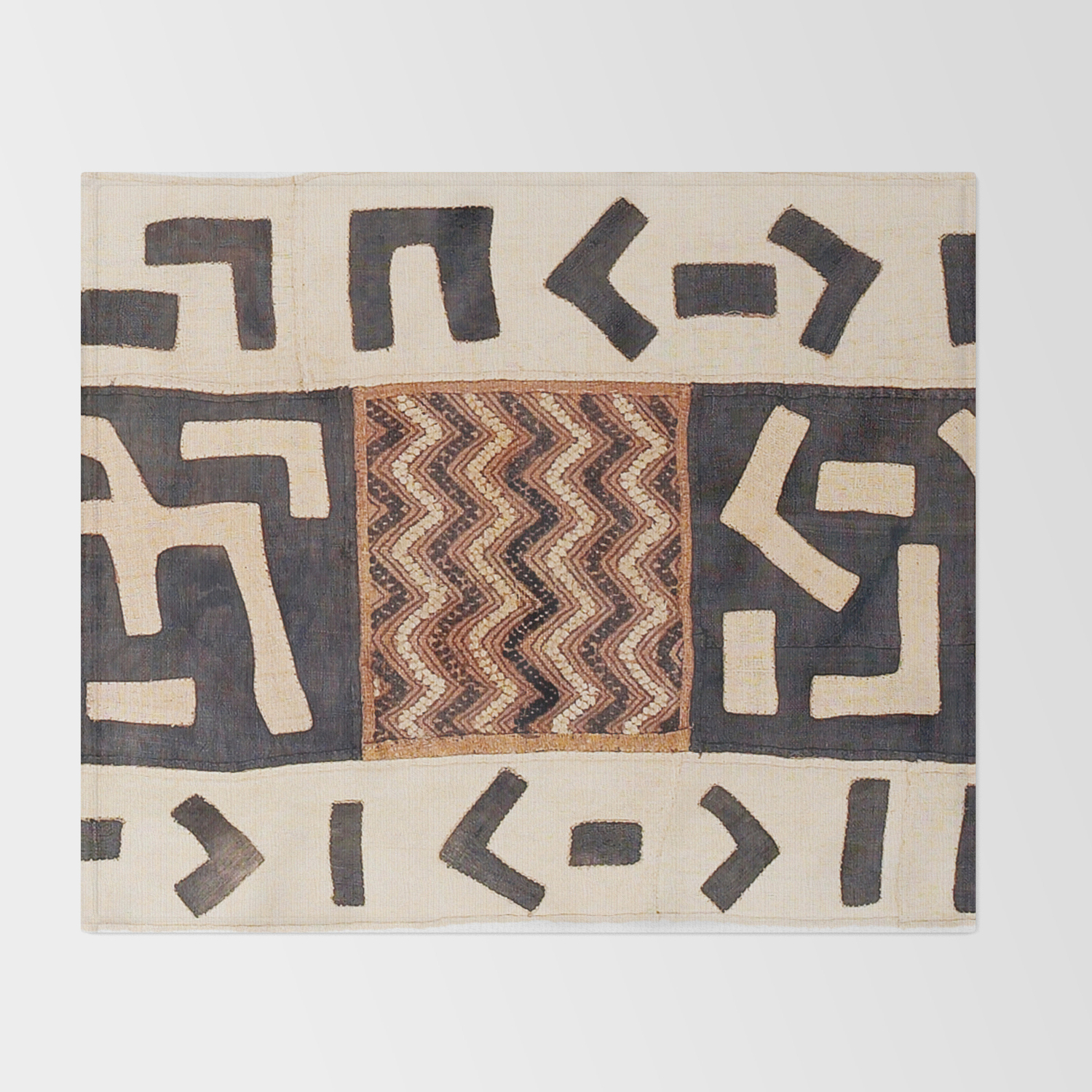 Kuba Congo Central African Wraparound Skirt Print 2 Throw Blanket By Vickybragomitchell Society6