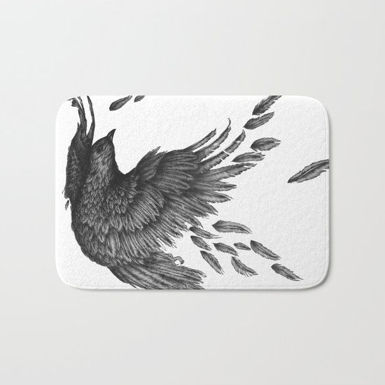 Raven Unravelled Bath Mat