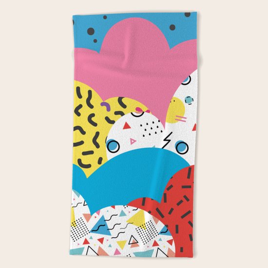 Clouds 2 Beach Towel