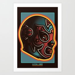 Lucha Libre 2 Art Print