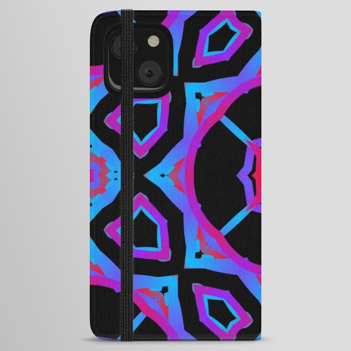 Fractowrap Fractal Patterns 000062 iPhone Wallet Case